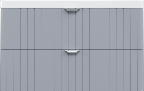 Тумба с раковиной STWORKI Ларвик 105, серая матовая в Волгограде