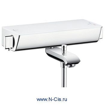 Hansgrohe 13141400 Термостат для ванны белый хром Ecostat S в Волгограде